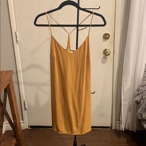 Mustard colored dress